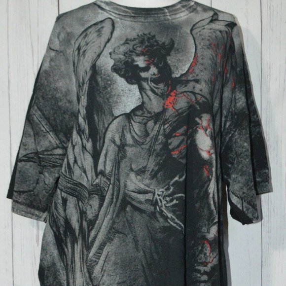 MMA Elite Other - Black MMA ELITE Dark Angel Bloody Graphic Short